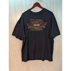 Official Harley Davidson T shirt Sz 2XL Powder Keg Mason Ohio Logo Factory
